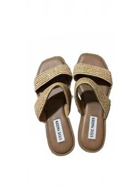 Steve Madden Women's Woven Strap Slide Sandals 7.5
